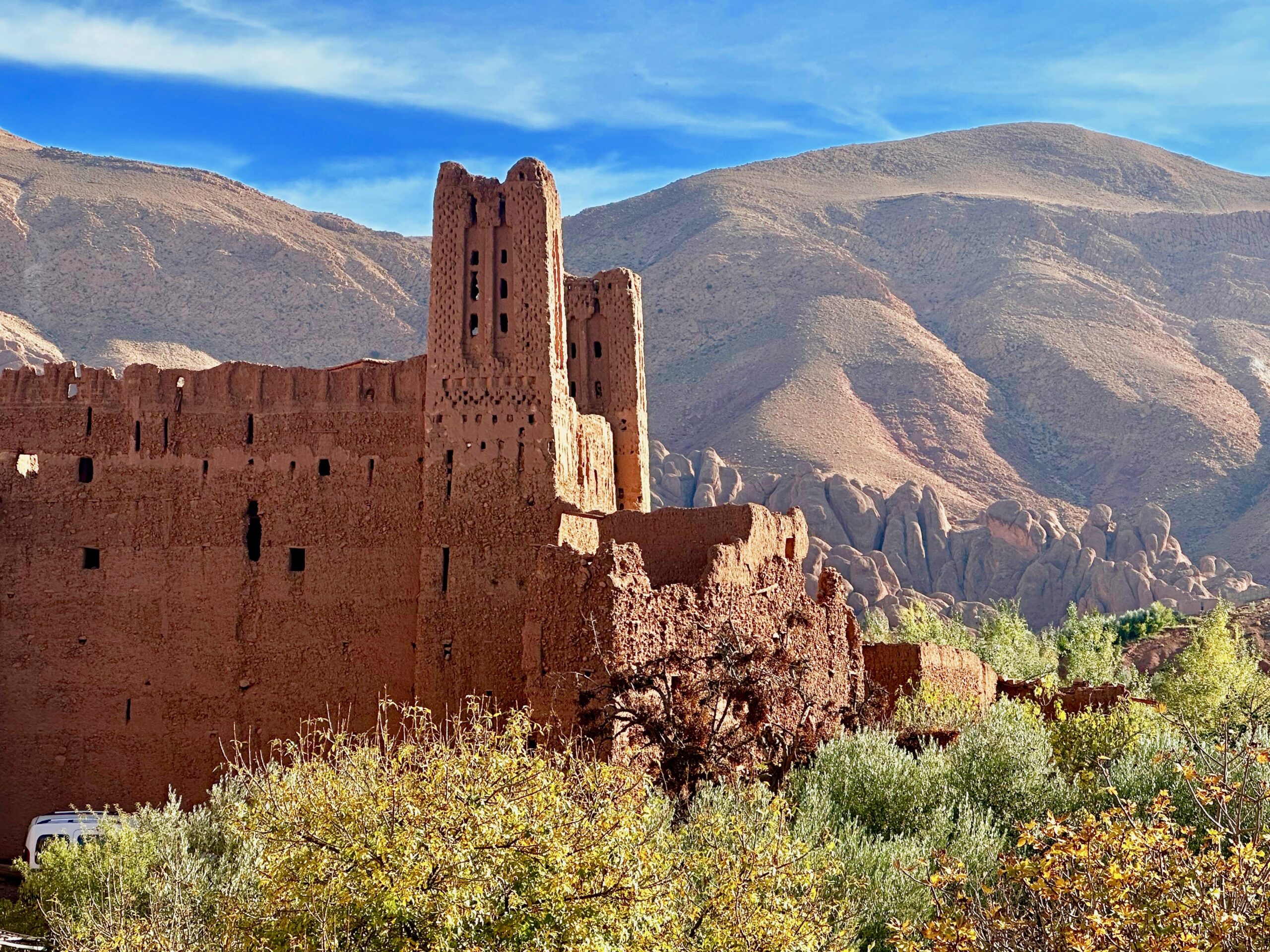 Historische Kasbahs im Dades Tal